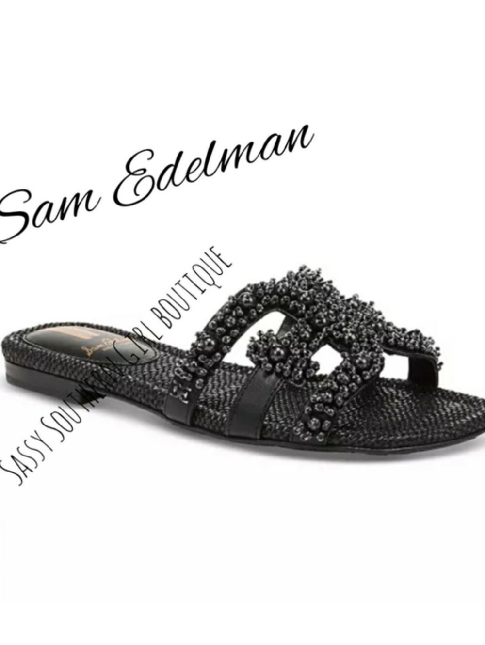 🆕⭐Sam Edelman black Bay Perla sandals